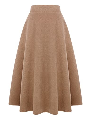 Women's High-Waisted Pleated Maxi Skirt: $36.53