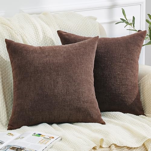 Gawamay 16" x 16" Chenille Throw Pillow Covers 2-Pack: $14.53 Gawamay 16" x 16" Chenille Throw Pillow Covers 2-Pack: $14.53