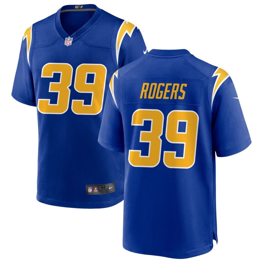Eric Rogers Los Angeles Chargers Men's Nike Alternate Game Jersey: $169.99 Eric Rogers Los Angeles Chargers Men's Nike Alternate Game Jersey: $169.99