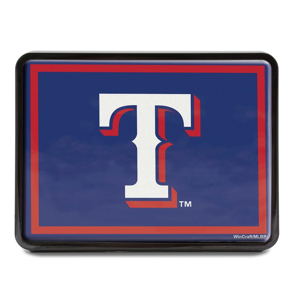 WinCraft Texas Rangers Universal Rectangle Hitch Cover: $14.99 WinCraft Texas Rangers Universal Rectangle Hitch Cover: $14.99