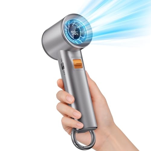 Portable 5,000mAh 100-Speed Handheld Turbo Fan: $15.99 Portable 5,000mAh 100-Speed Handheld Turbo Fan: $15.99