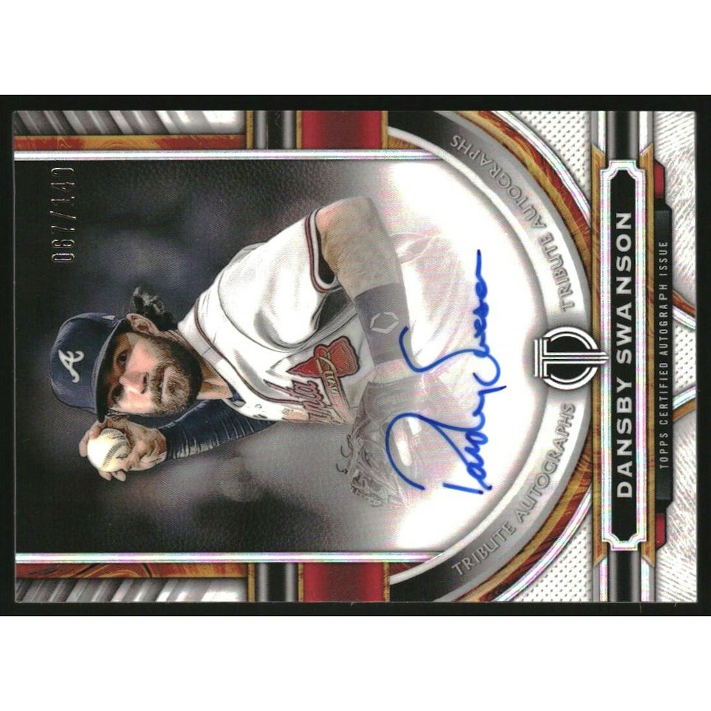 2023 Topps Tribute Dansby Swanson Autograph Card: $36 2023 Topps Tribute Dansby Swanson Autograph Card: $36