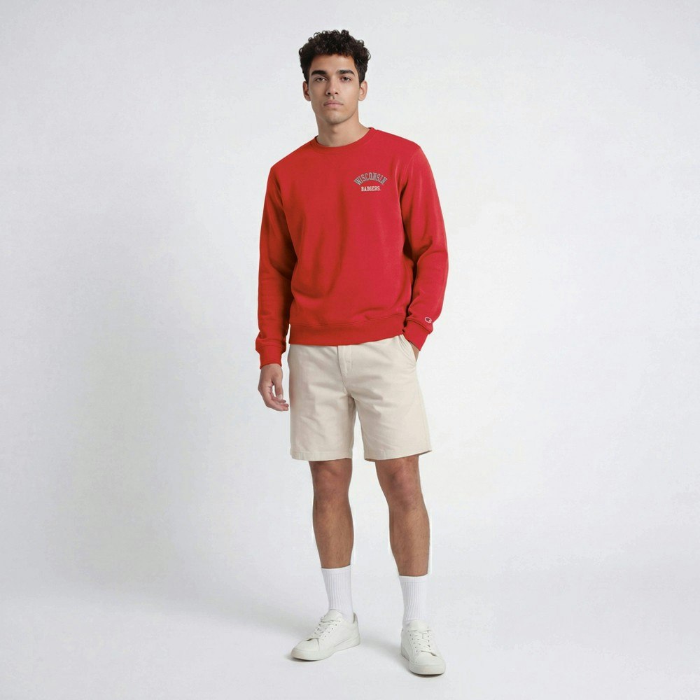 Wisconsin Badgers Champion Crew Neck Sweatshirt: $69.99 Wisconsin Badgers Champion Crew Neck Sweatshirt: $69.99