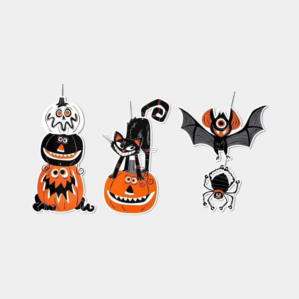 Hyde and EEK! Boutique 30\" x 13.5\" Character Paper Wall Decor 3-Pack: $5
