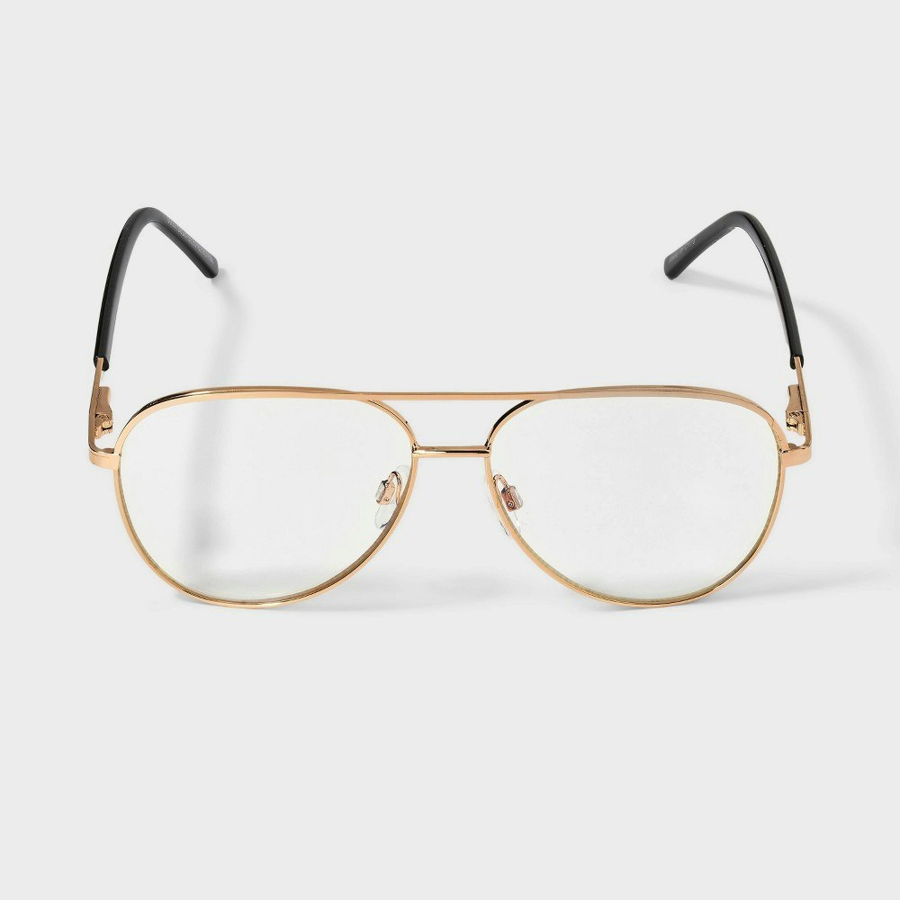 Universal Thread Women's Metal Aviator Blue-Light Filtering Glasses: $18 Universal Thread Women's Metal Aviator Blue-Light Filtering Glasses: $18