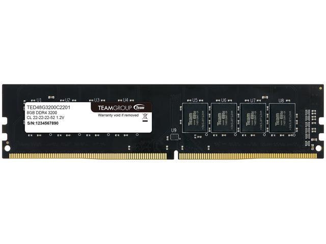 Team Elite 8GB DDR4 3200MHz Desktop RAM: $94.99 Team Elite 8GB DDR4 3200MHz Desktop RAM: $94.99