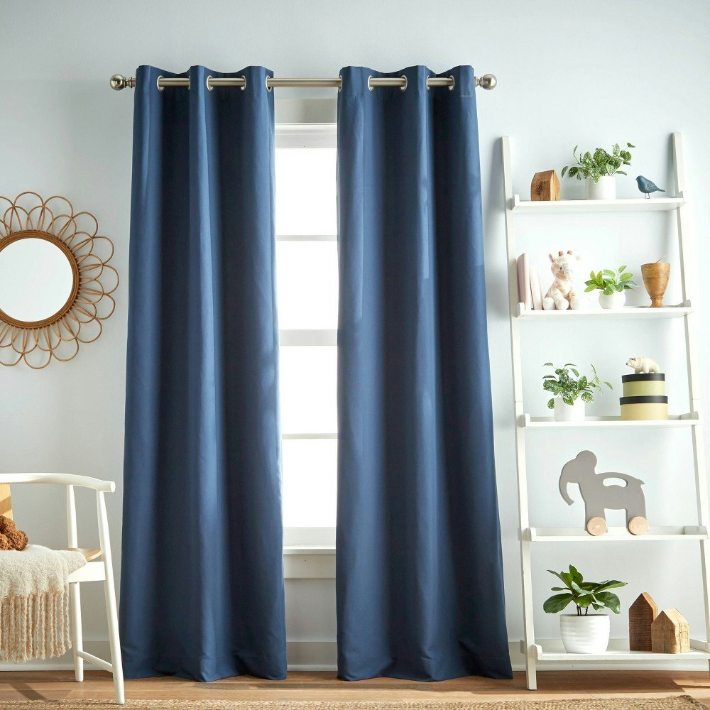 Dream Factory 84-Inch Harper Grommet Blackout Curtain Panels 2-Pack: $39.99