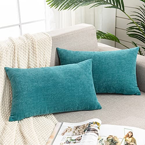 Gawamay 12"x20" Chenille Lumbar Throw Pillow Covers 2-Pack: $14.44 Gawamay 12"x20" Chenille Lumbar Throw Pillow Covers 2-Pack: $14.44
