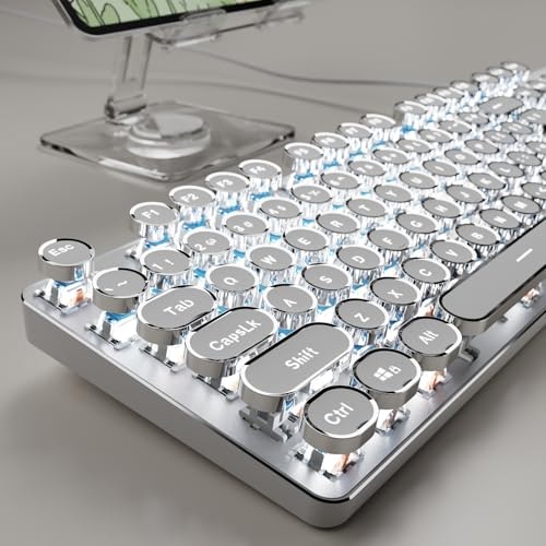 Wired Typewriter Style Mechanical Backlit Gaming Keyboard: $38.24 Wired Typewriter Style Mechanical Backlit Gaming Keyboard: $38.24