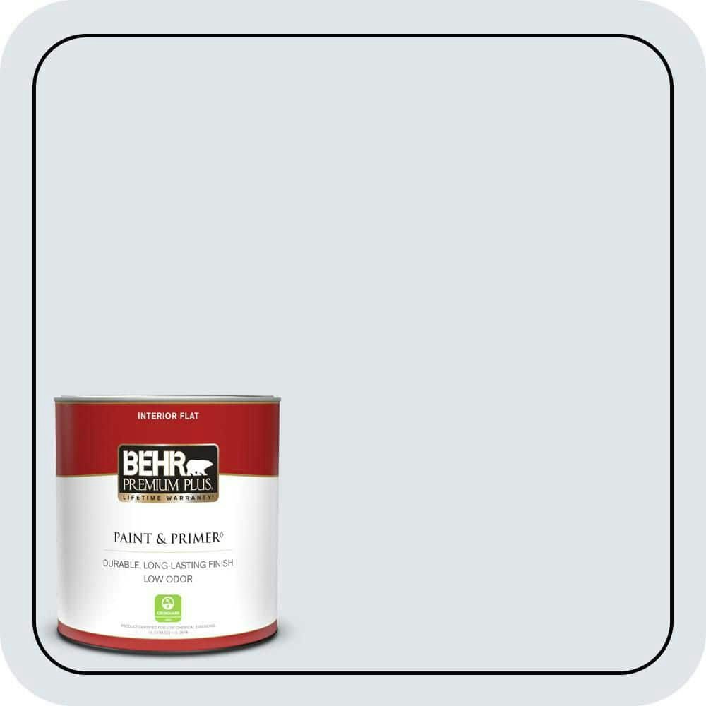 Lavender Ice Flat Interior Paint and Primer 1-Quart: $17.48