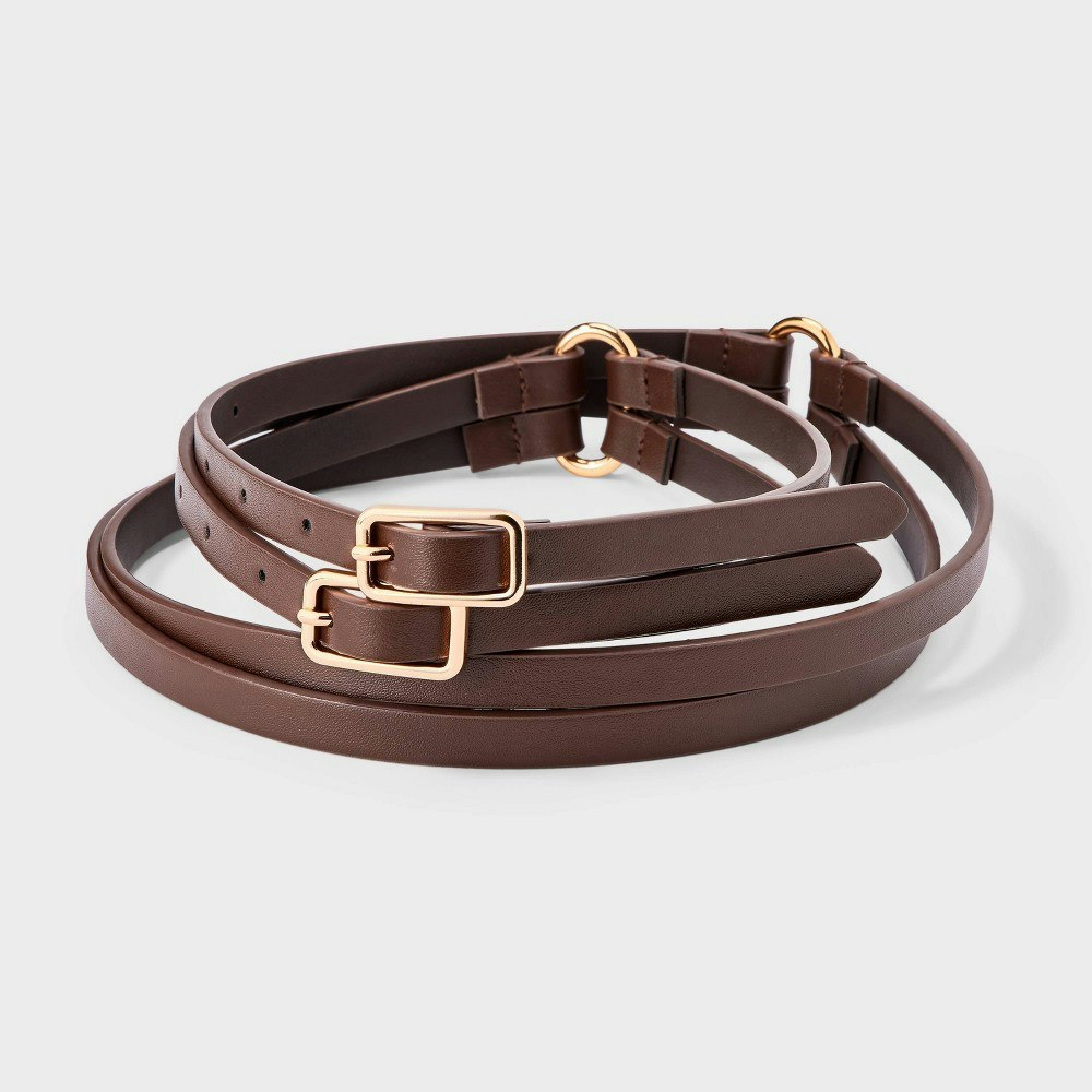 A New Day Dual-Strap Buckle Belt: $22 A New Day Dual-Strap Buckle Belt: $22