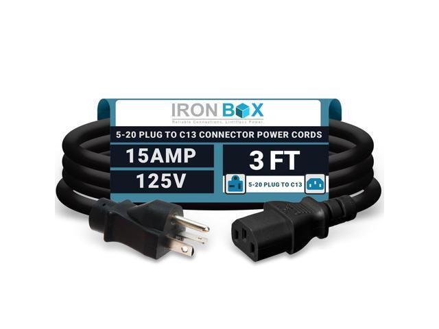 IronBox 15A 125V NEMA 5-20 to C13 Power Cord: $27.74 IronBox 15A 125V NEMA 5-20 to C13 Power Cord: $27.74