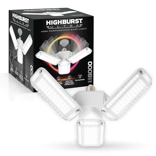 Bell+Howell HighBurst 8,000-Lumen LED Garage Light Bulb: $25.49 Bell+Howell HighBurst 8,000-Lumen LED Garage Light Bulb: $25.49