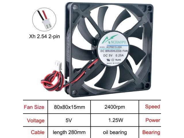 ACP8015 80mm 5V Cooling Fan 3-Pack: $30 ACP8015 80mm 5V Cooling Fan 3-Pack: $30