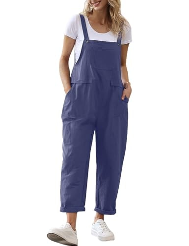 Yesno Women's Casual Loose Bib Overalls: $25.49