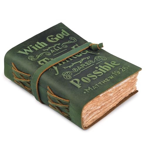 Leather Village Men's 13x8 Prayer Journal: $50.99