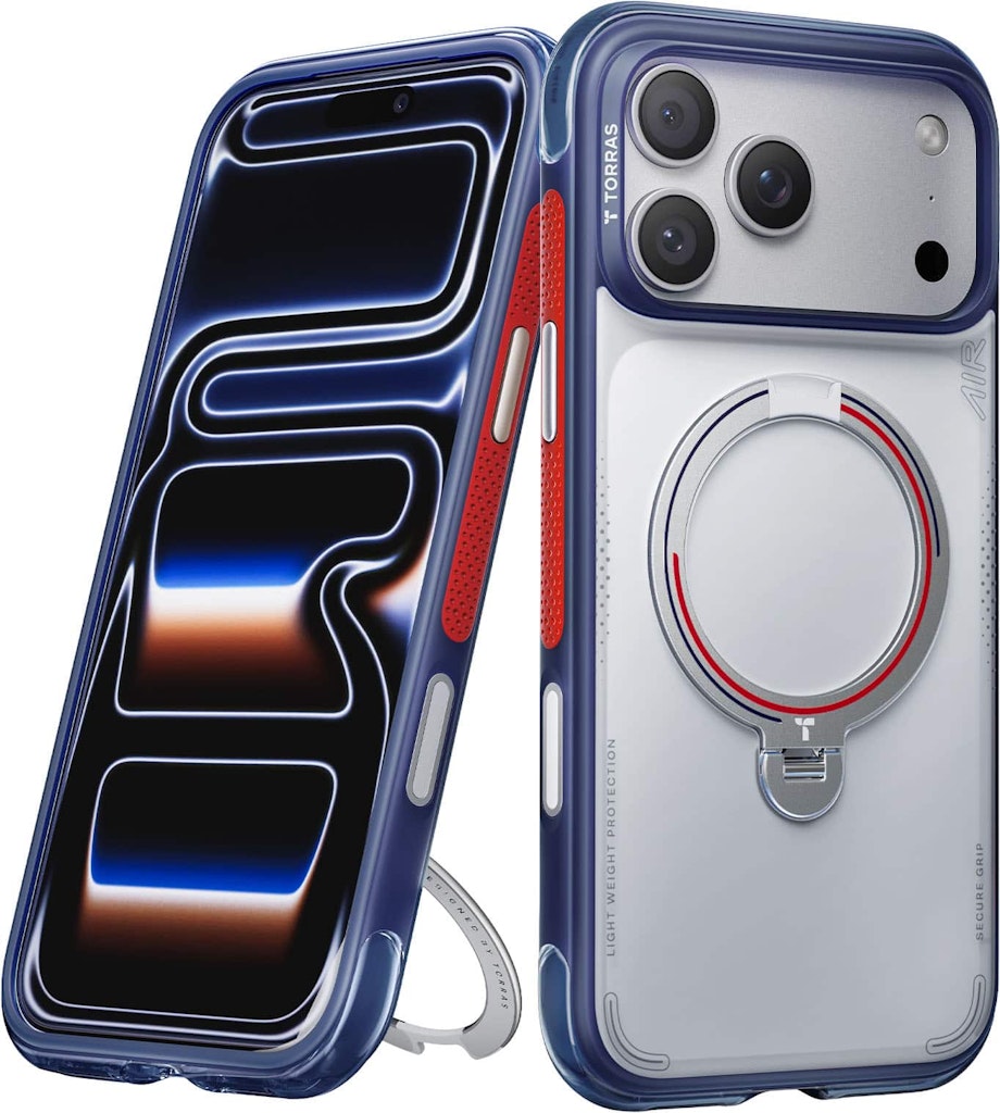 Torras Ostand Q3 Air Soccer Case for Apple iPhone 17 Pro Max: $49.99 Torras Ostand Q3 Air Soccer Case for Apple iPhone 17 Pro Max: $49.99