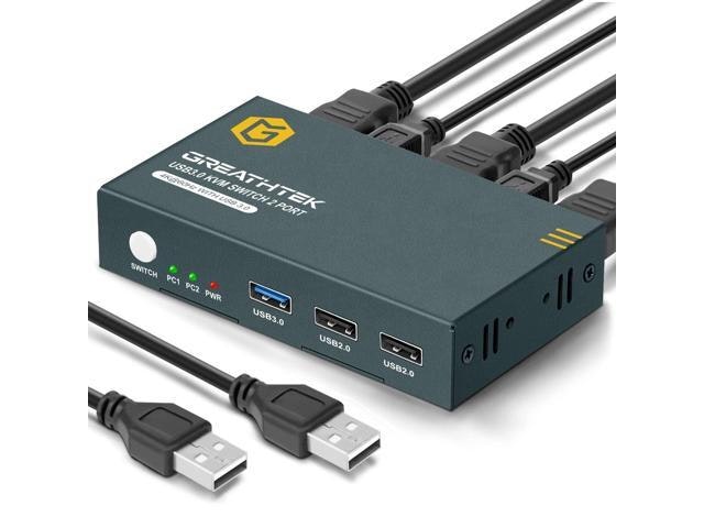USB 3.0 2-Port 4K HDMI KVM Switch: $98.99 USB 3.0 2-Port 4K HDMI KVM Switch: $98.99