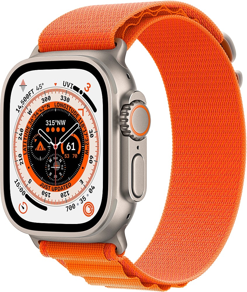 Apple Watch Ultra 49mm Titanium Case with Alpine Loop: $299.99 Apple Watch Ultra 49mm Titanium Case with Alpine Loop: $299.99