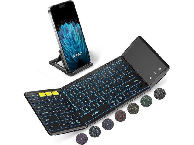 Samsers Foldable Wireless Bluetooth Keyboard with Touchpad: $117.79