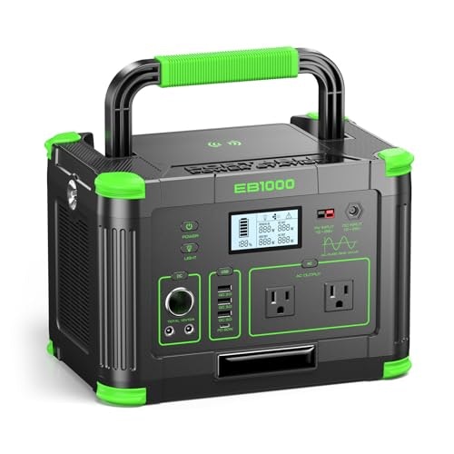1,000W 999Wh Portable Power Station: $279.97