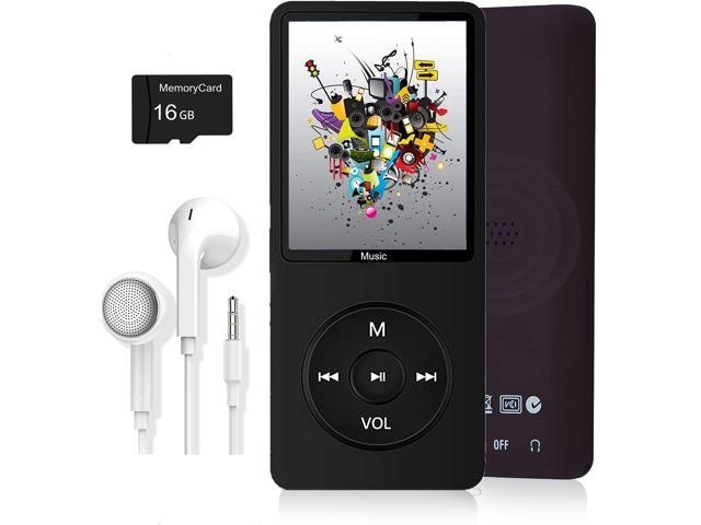 MP3 Player with 16GB Micro SD Card: $32.99