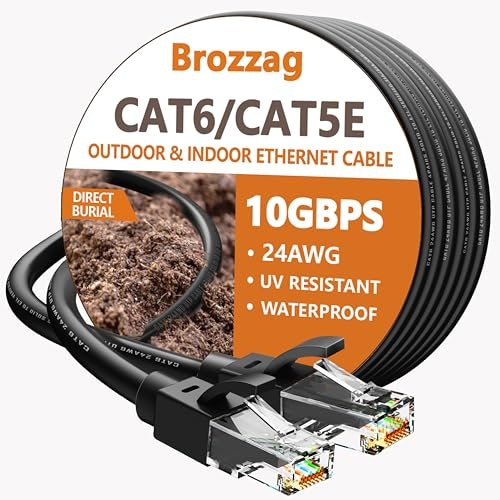 50ft Cat6 Ethernet Cable: $8.49