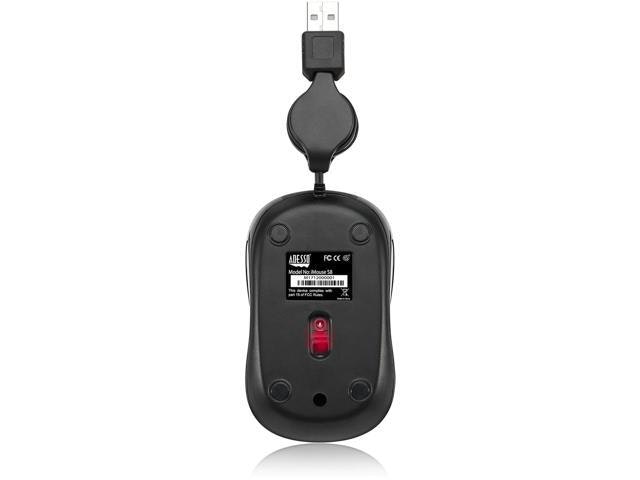 Adesso iMouse S8L USB Illuminated Retractable Mini Mouse: $39.68