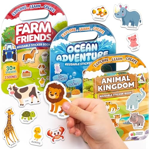 Reusable Sticker Book for Toddlers: $9.99