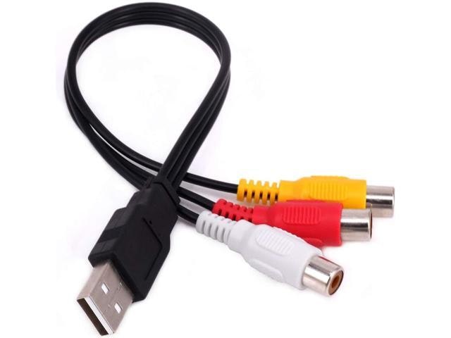 USB to 3RCA AV Composite Adapter Cable: $11.80 USB to 3RCA AV Composite Adapter Cable: $11.80