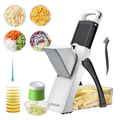 Safe Mandoline Vegetable Slicer and Spiralizer: $42.39