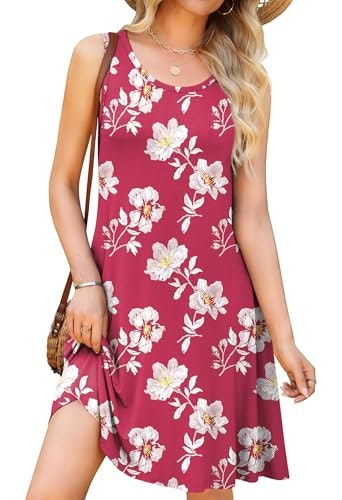 Weaczzy Women's Sleeveless Swing Sundress: $14.98
