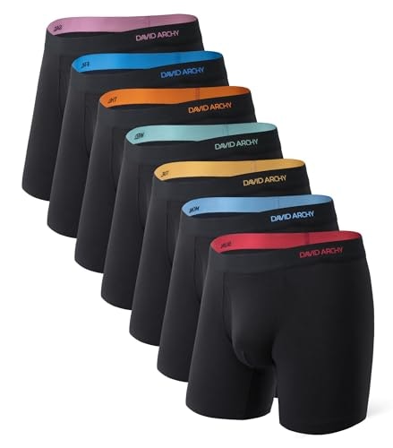 David Archy Men's Bamboo Boxer Briefs 7-Pack: $42.98 David Archy Men's Bamboo Boxer Briefs 7-Pack: $42.98