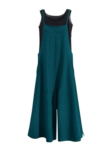 Yesno Women's Casual Wide Leg Cotton Bib Overalls: $27.97 Yesno Women's Casual Wide Leg Cotton Bib Overalls: $27.97