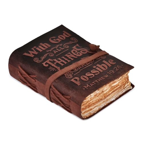 Leather Village Bible Study Journal 10x7-Inch: $33.99 Leather Village Bible Study Journal 10x7-Inch: $33.99