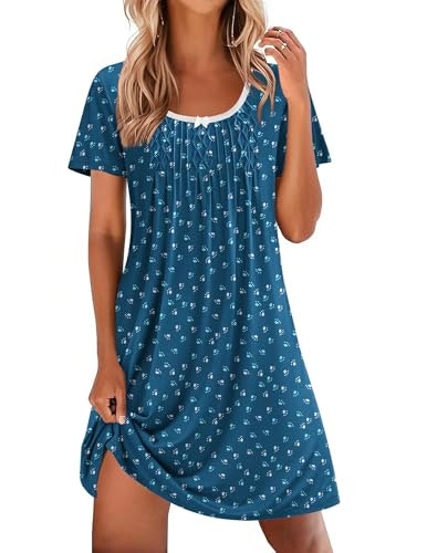 Ekouaer Women's Pleated Nightgown: $14.22 Ekouaer Women's Pleated Nightgown: $14.22