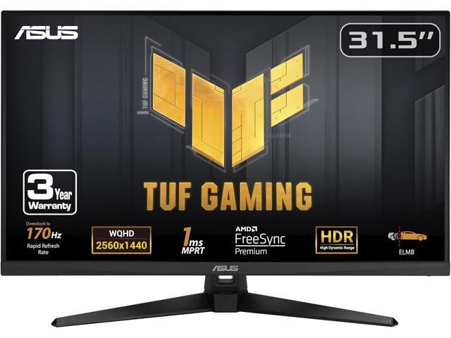 Asus TUF Gaming 32" 1440p HDR IPS LED FreeSync Monitor: $298.03 Asus TUF Gaming 32" 1440p HDR IPS LED FreeSync Monitor: $298.03