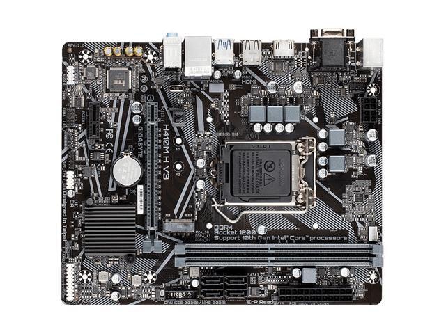 Gigabyte H410M H V3 LGA 1200 Intel DDR4 Micro ATX Motherboard: $89 Gigabyte H410M H V3 LGA 1200 Intel DDR4 Micro ATX Motherboard: $89