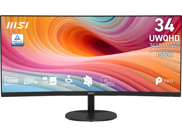 MSI PRO 34" Ultrawide 1440p HDR VA Curved Monitor: $199.50 MSI PRO 34" Ultrawide 1440p HDR VA Curved Monitor: $199.50