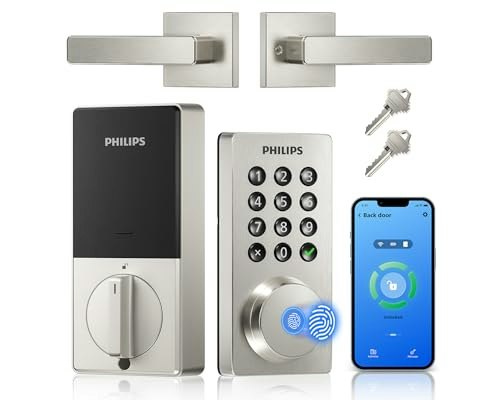 Philips WiFi Keypad Door Lock with Handle: $104.48 Philips WiFi Keypad Door Lock with Handle: $104.48