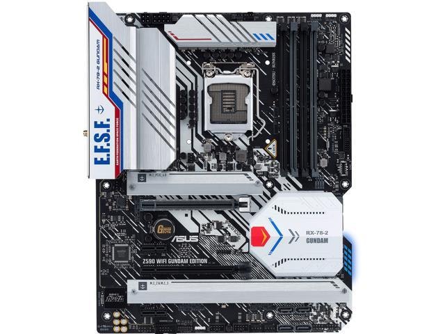 Asus Z590 WiFi Gundam Edition LGA 1200 ATX Motherboard: $289.60 Asus Z590 WiFi Gundam Edition LGA 1200 ATX Motherboard: $289.60