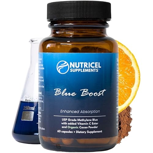 Nutricel 12mg Methylene Blue Vitamin C Supplement 60-Count: $26.04 Nutricel 12mg Methylene Blue Vitamin C Supplement 60-Count: $26.04