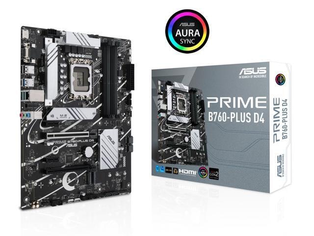 Asus Prime B760-Plus D4 ATX Motherboard: $227.99