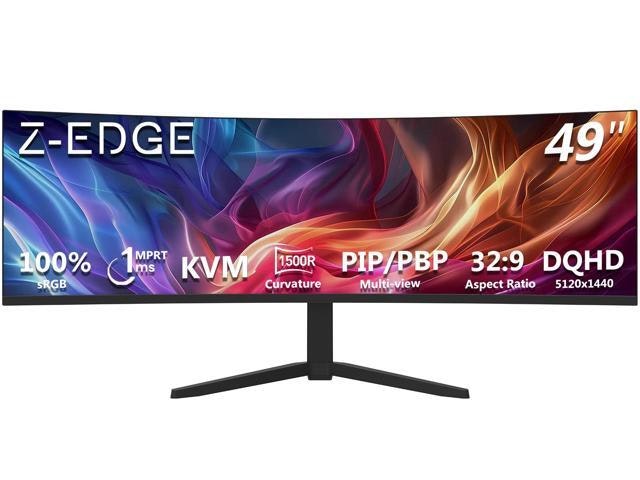 Z-Edge 49-inch Ultrawide 1440p LED Monitor: $579.99