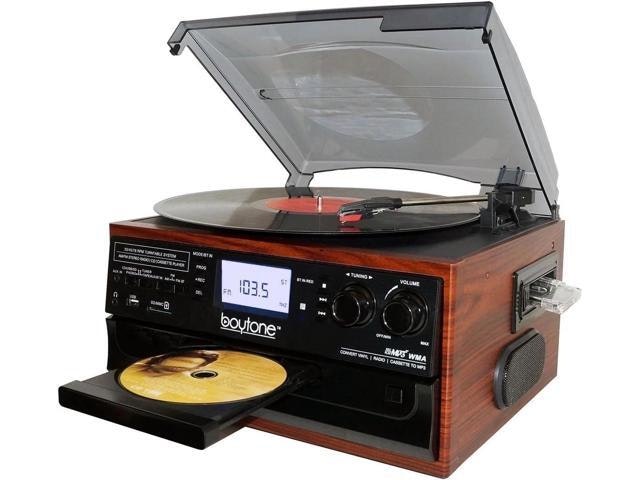 BT-22M Bluetooth Record Player and Music System: $258.99