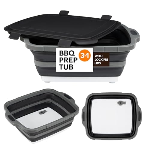 Collapsible 8L Cutting Board and Prep Tub: $15.29 Collapsible 8L Cutting Board and Prep Tub: $15.29