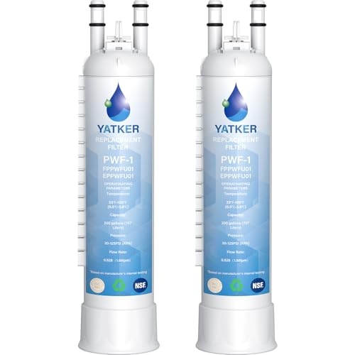 Yatker FPPWFU01 Water Filter Replacement 2-Pack: $24.62 Yatker FPPWFU01 Water Filter Replacement 2-Pack: $24.62