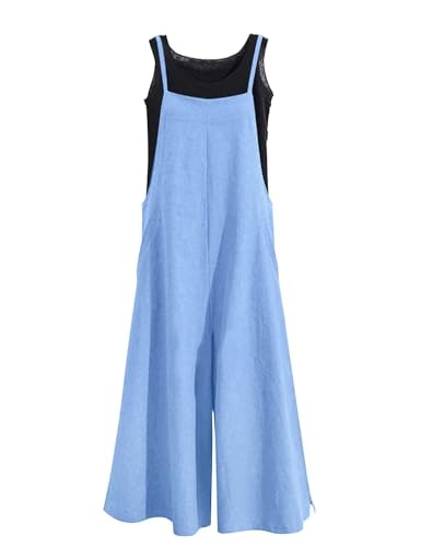 Yesno Women's Wide-Leg Bib Overalls: $27.99 Yesno Women's Wide-Leg Bib Overalls: $27.99
