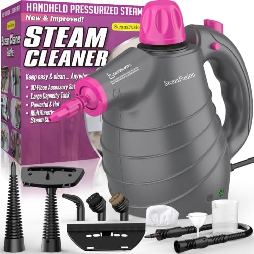 Pressurized Handheld Steam Cleaner 10-Piece Accessory Kit: $36.98 Pressurized Handheld Steam Cleaner 10-Piece Accessory Kit: $36.98