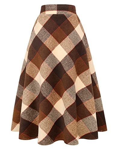 Women's Plaid A-Line Maxi Skirt: $36.53 Women's Plaid A-Line Maxi Skirt: $36.53